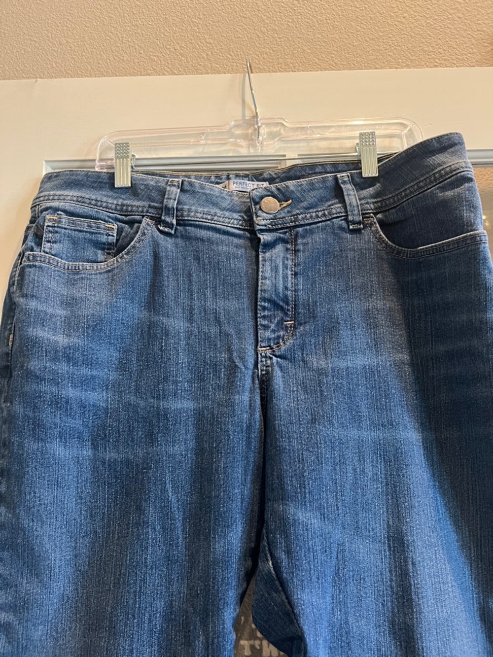 Lee Women's Medium Blue Wide-Leg Jeans - Picture 3 of 8